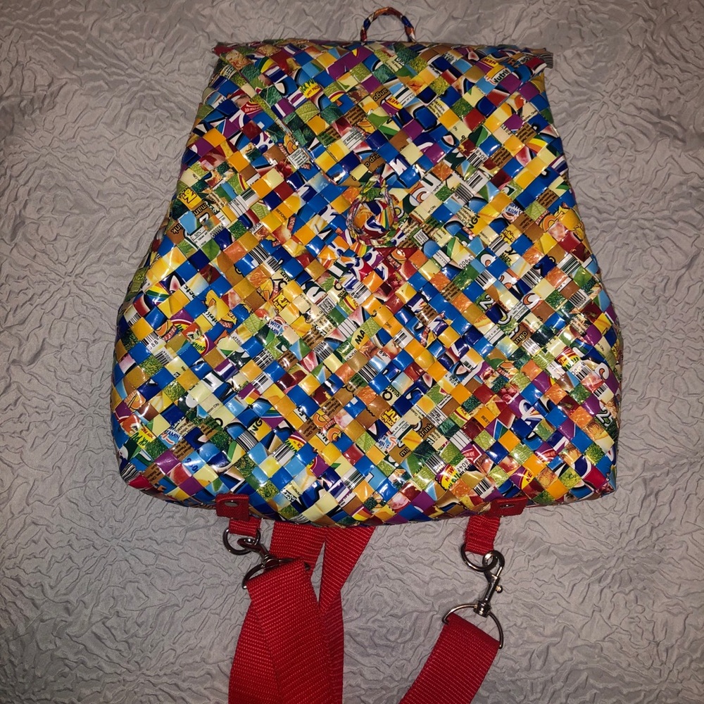 Newspaper backpack